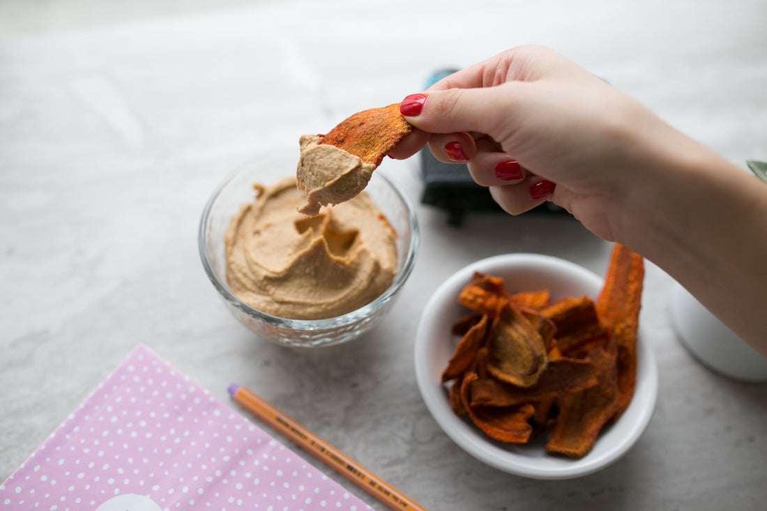 Dip de hummus con chipotle