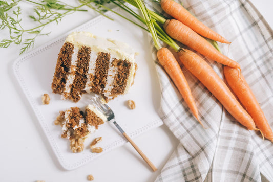 Pastel de zanahoria healthy