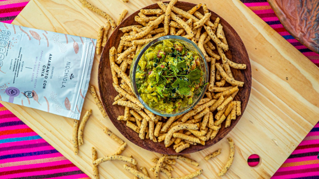 Guacamole con alga espirulina