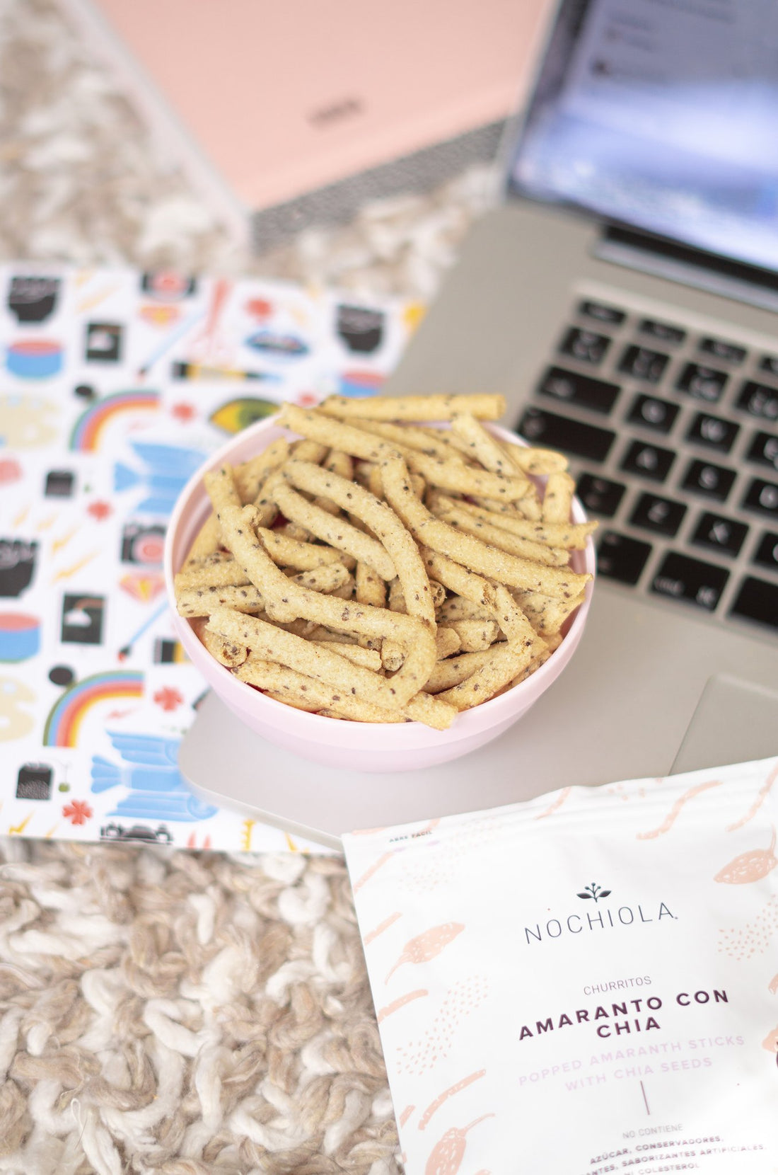 Churritos de amaranto, la botana nutritiva que buscabas.