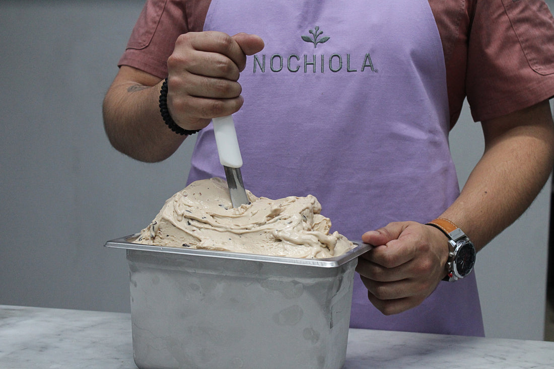 Gelato de avellana con Mix Antiestrés Nochiola