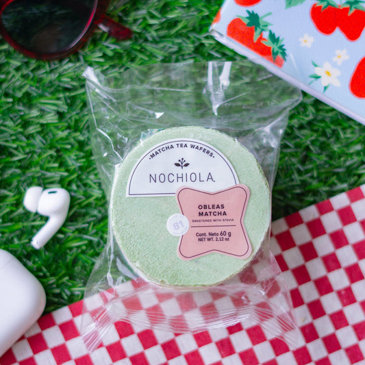 Obleas de Matcha sin azúcar 60g
