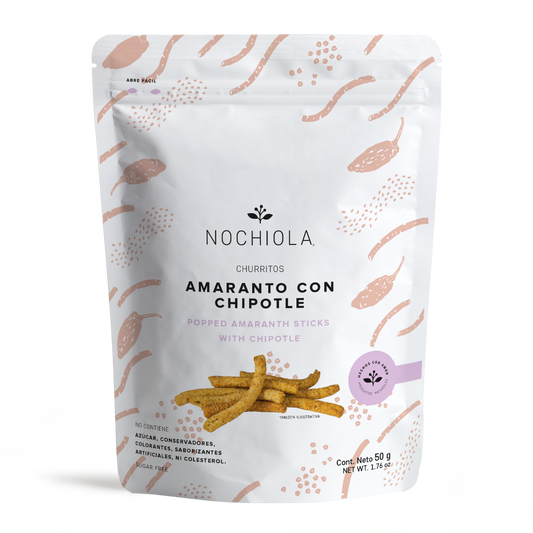 Churritos de amaranto con chipotle