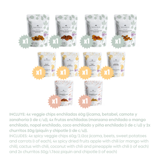 Combo 10 snacks enchilados