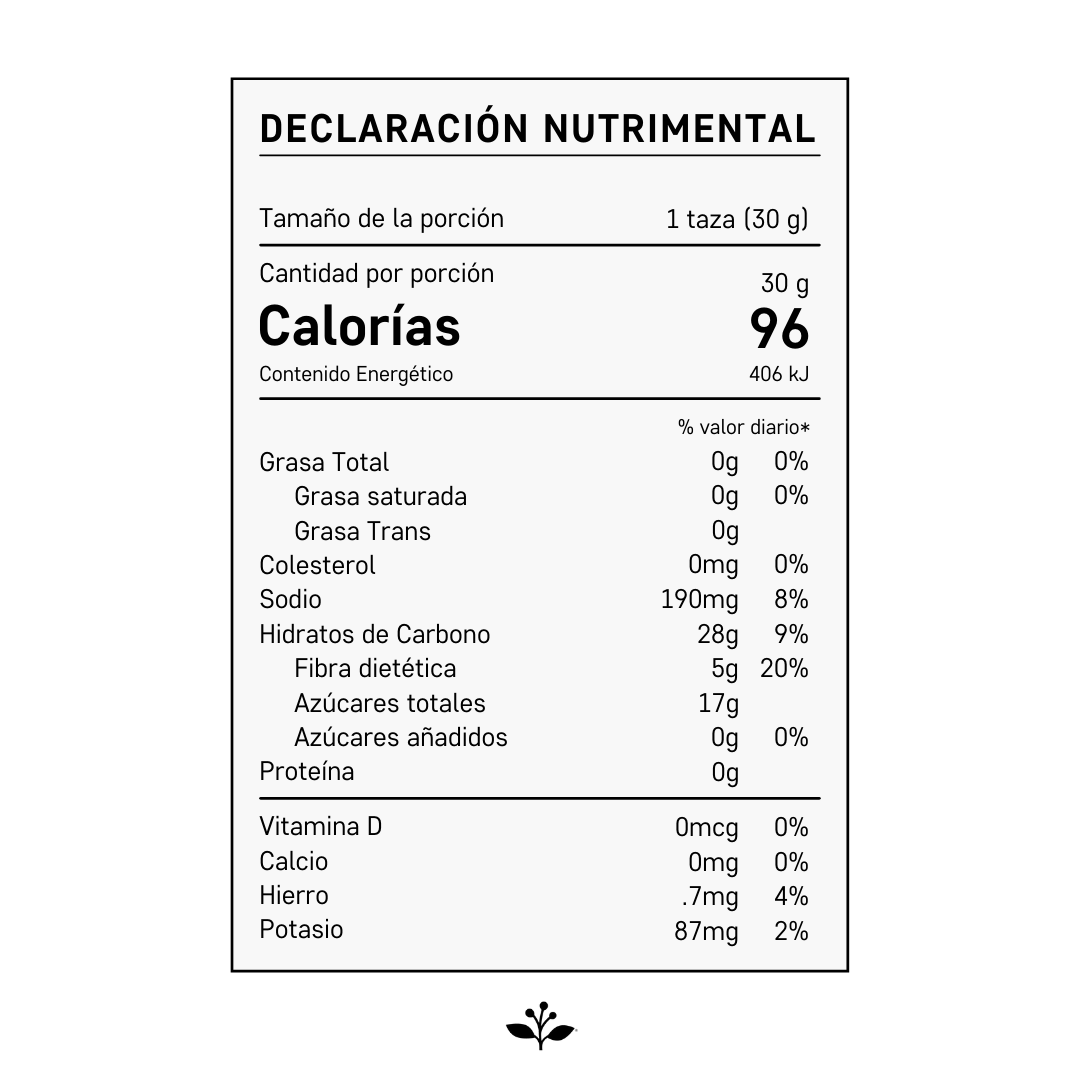 Manzana deshidratada enchilada
