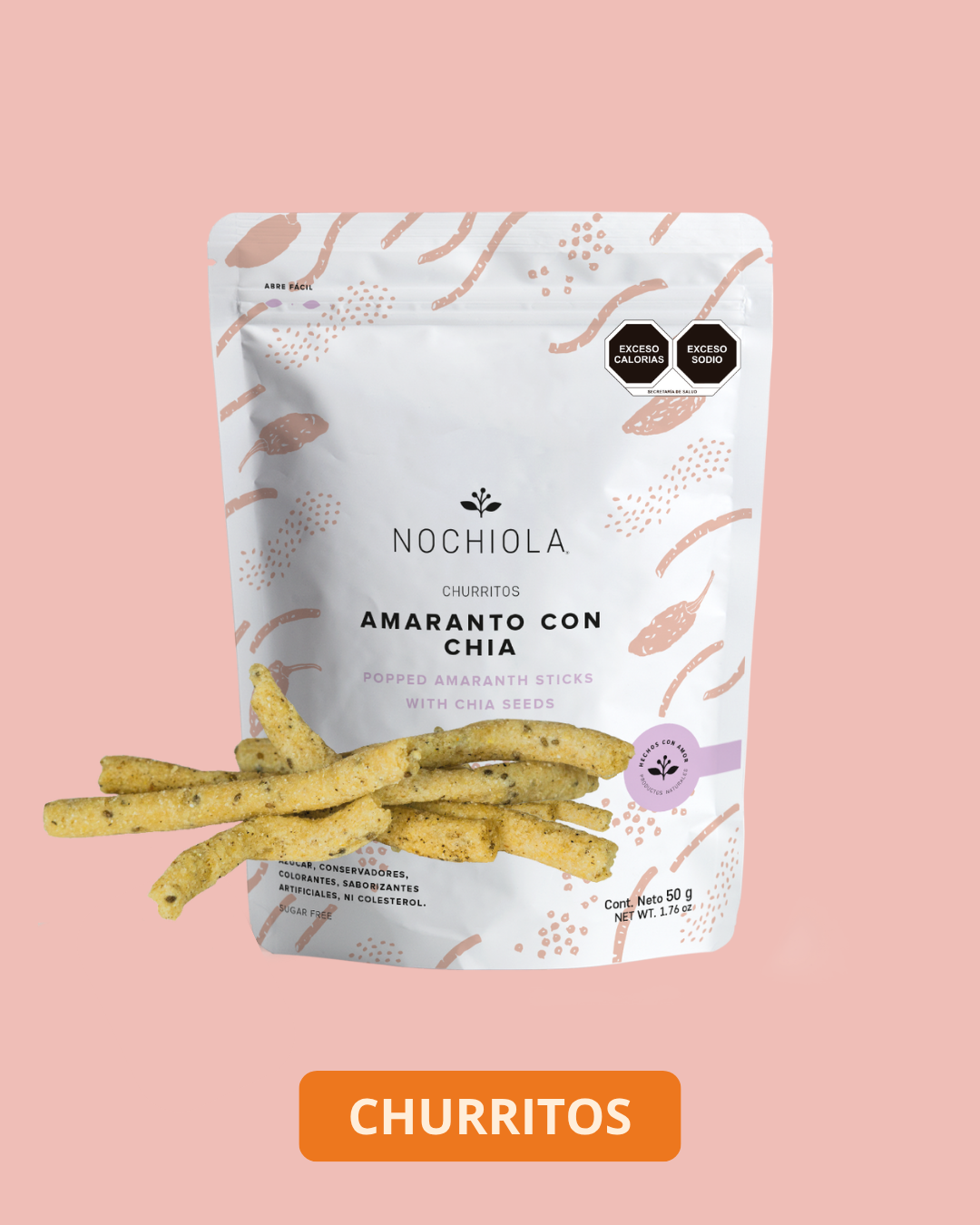 Churritos de amaranto