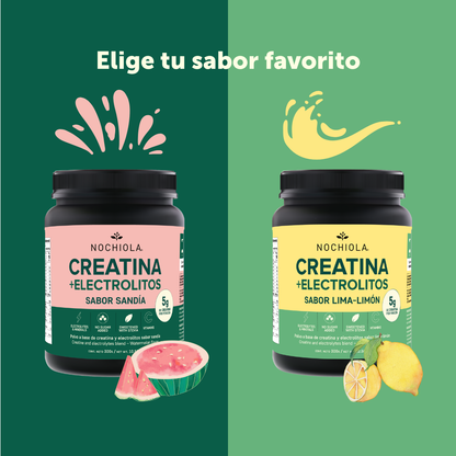 Creatina + electrolitos Sandia 300g
