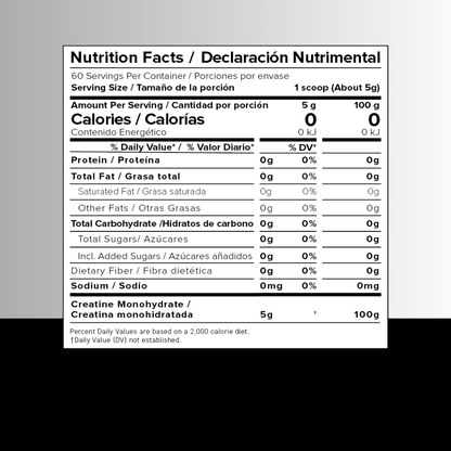 Creatina Monohidratada Micronizada 300g
