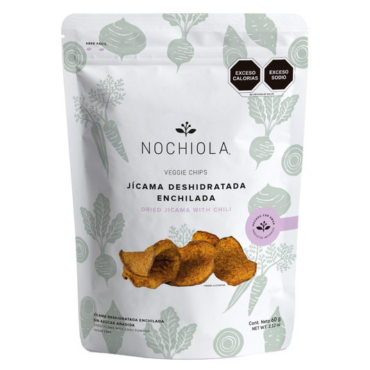 Jícama deshidratada enchilada