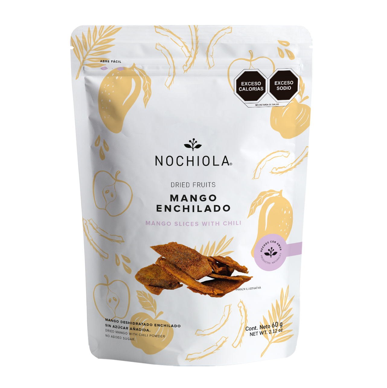 Mango deshidratado enchilado