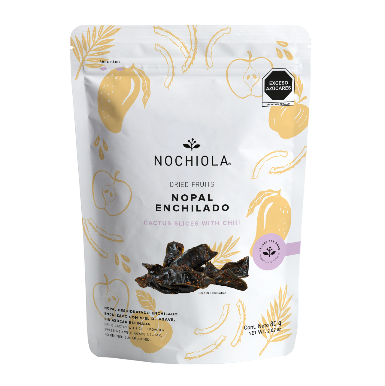 Nopal deshidratado enchilado c/ miel de agave