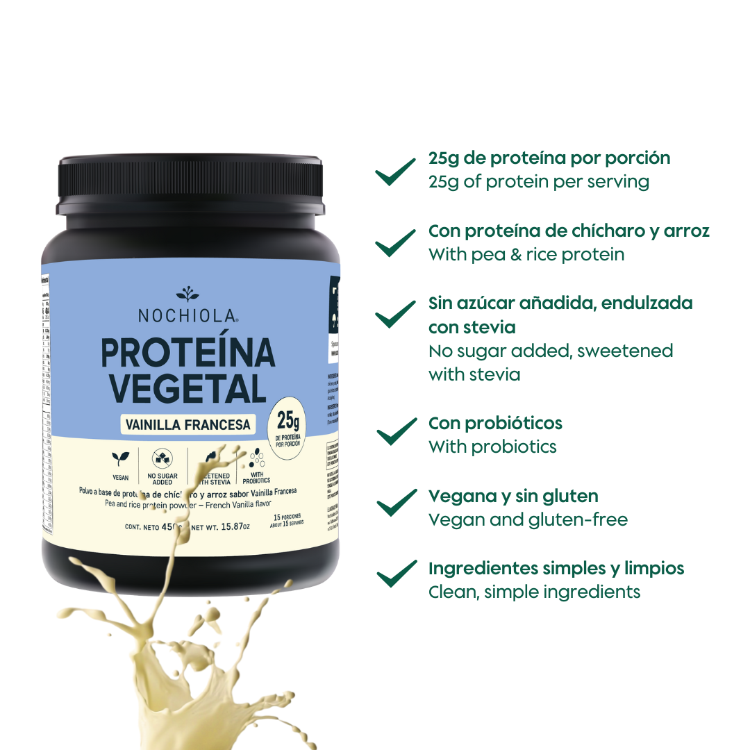 Proteina Vegetal Vainilla Francesa 450g