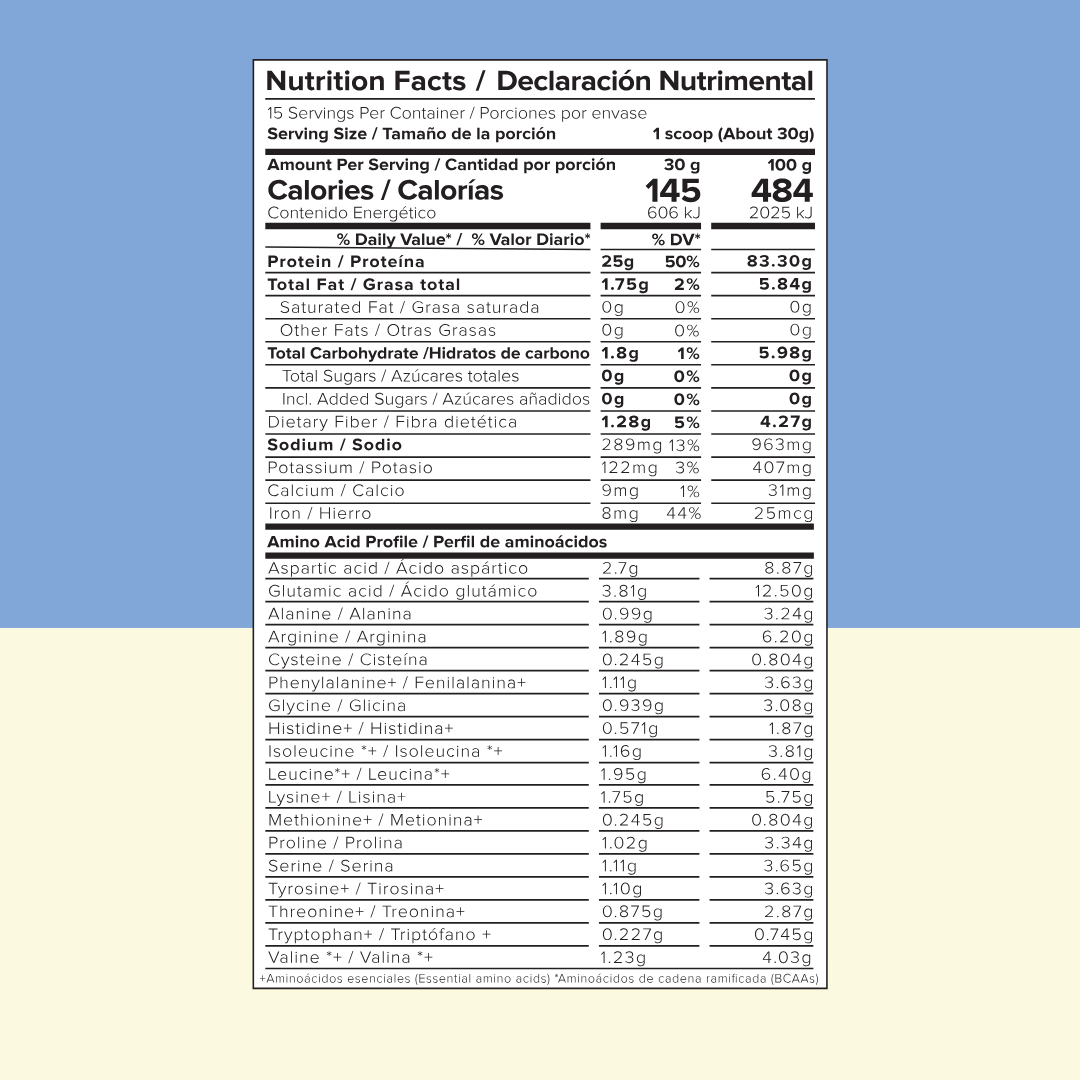 Proteina Vegetal Vainilla Francesa 450g