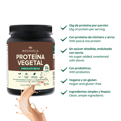 Proteina Vegetal Chocolate Belga 450g