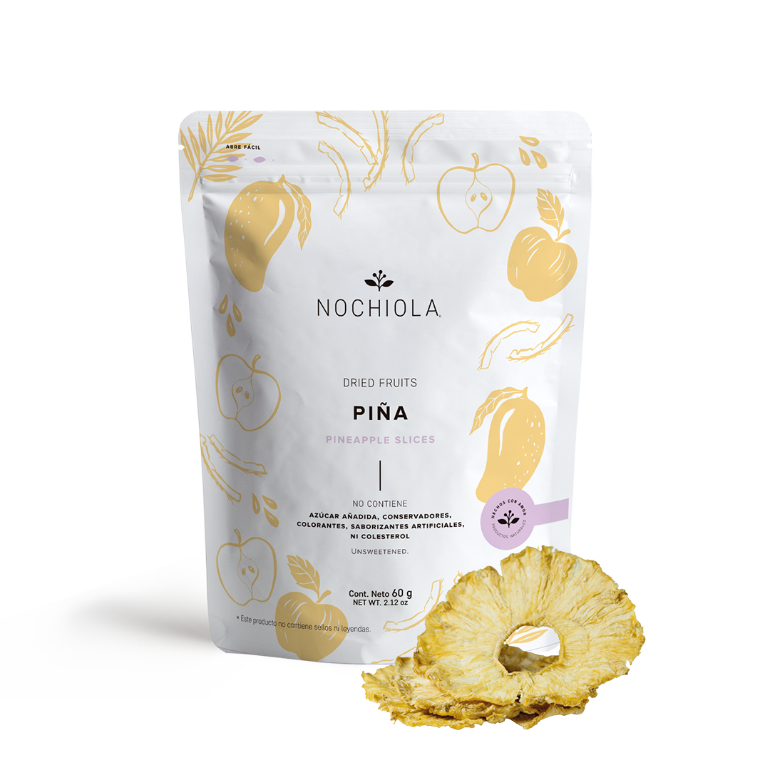 Piña Deshidratada De Primera Calidad Piña Seca Premium 140g, Rodajas